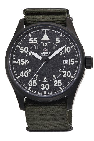 Reloj Orient Automático Hombre correa verde militar