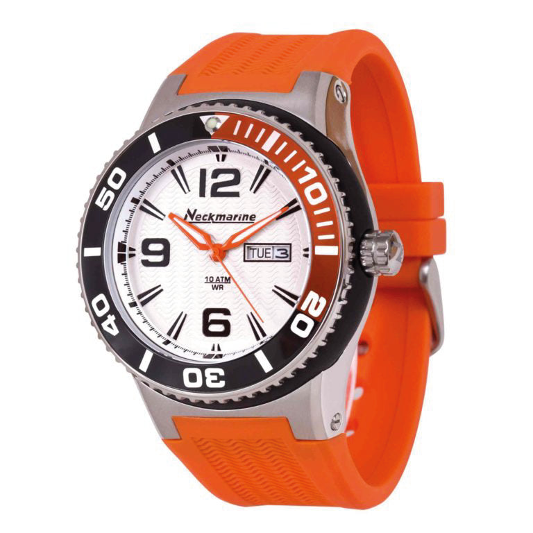 Reloj Neckmarine Big Naranja para Hombre · Caja XL