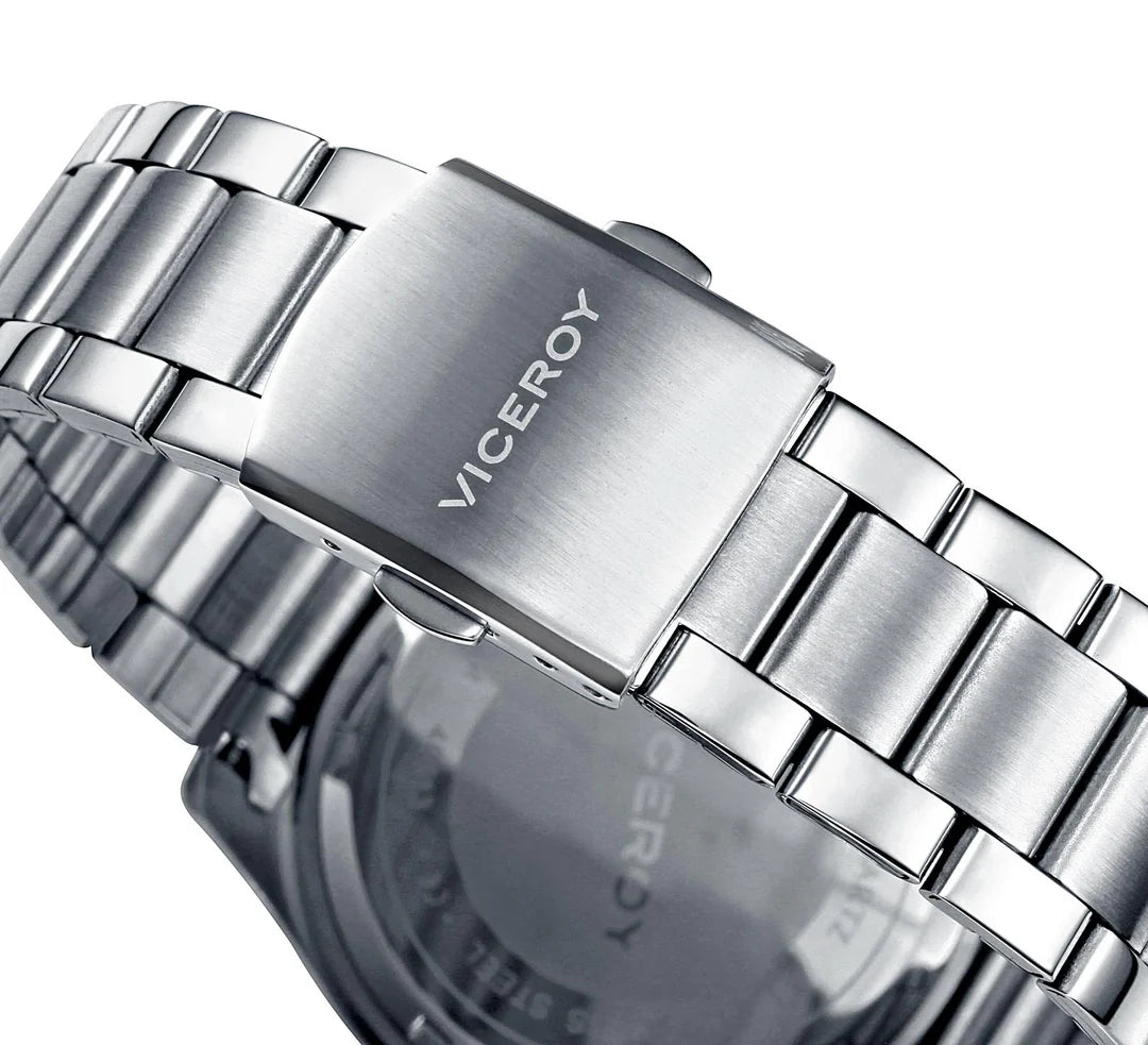 Reloj de hombre Viceroy de acero y esfera blanca 40513-04