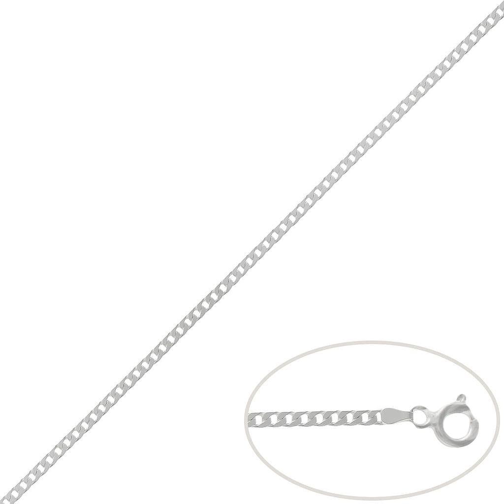 CADENA PLATA 925MM Barbada - 1.20MM a 2mm
