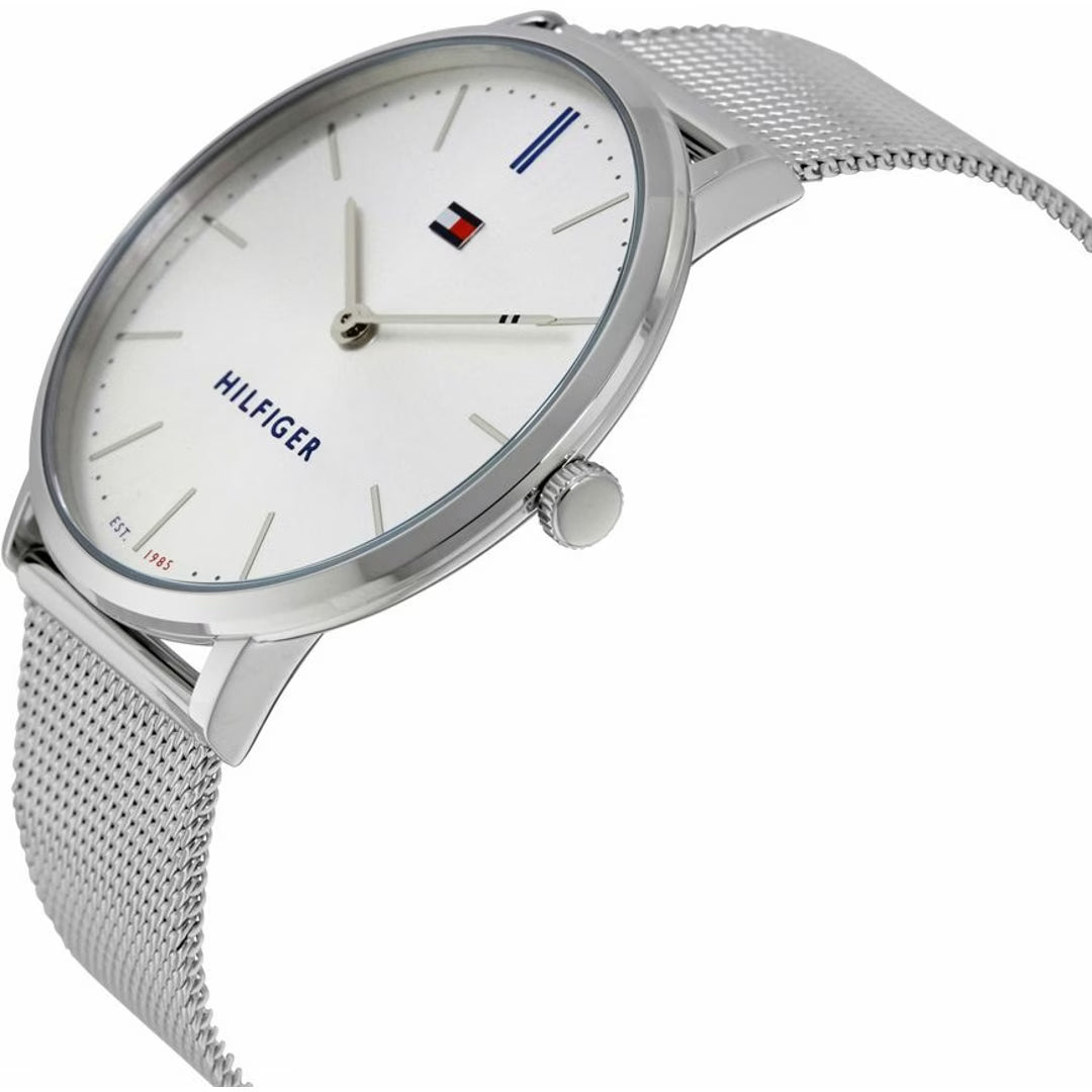 Reloj Tommy Hilfiger acero ultra slim esfera blanca 40 mm cuarzo | Navalón Joyeros