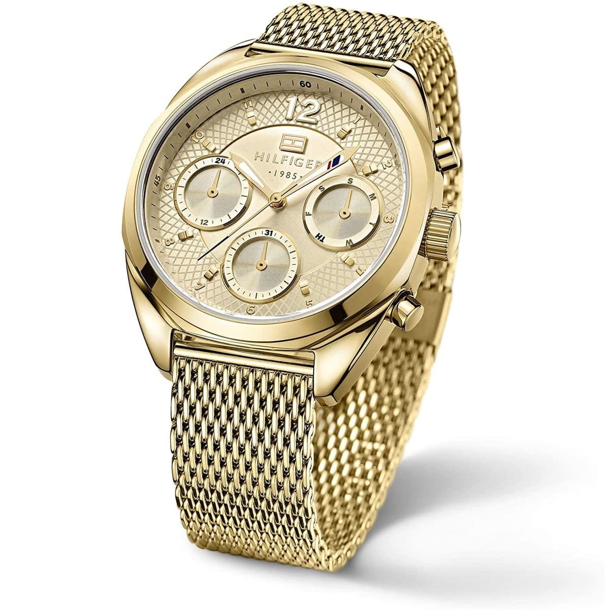 Reloj Tommy Hilfiger mujer acero dorado esfera blanca 38 mm cuarzo | Navalón Joyeros