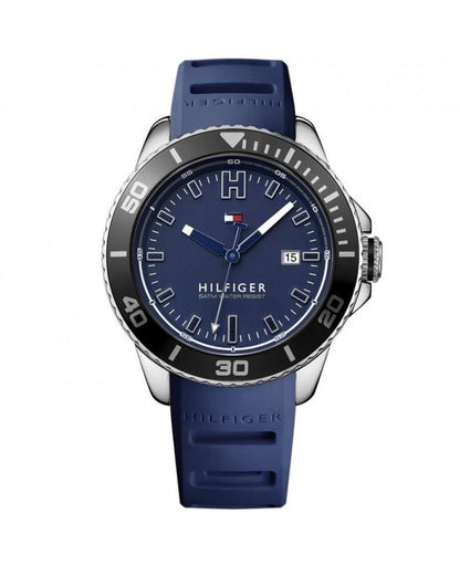 Reloj Tommy Hilfiger hombre acero cronógrafo azul 46 mm cuarzo | Navalón Joyeros