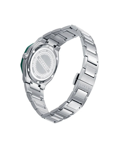 Reloj Viceroy colección Laura Escanes cristal zafiro y movimiento cuarzo verde
