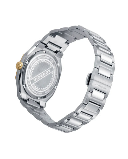 Reloj Viceroy cristal zafiro,  acero y 10 atm 45009-33