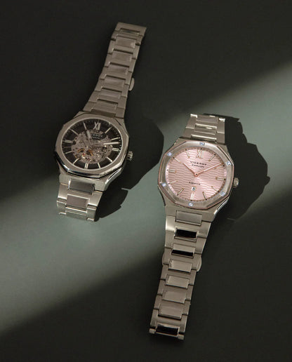 Reloj Viceroy cristal zafiro,  acero y 10 atm 45009-33