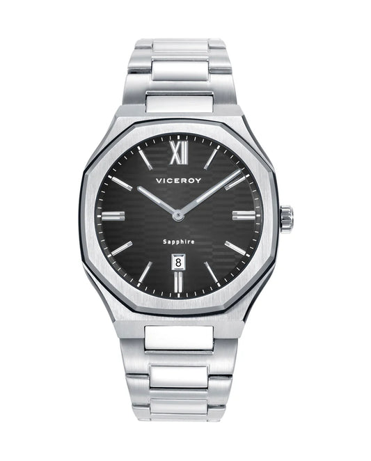 Reloj Viceroy cristal zafiro,  acero y 10 atm 45009-53