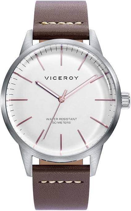 Reloj Viceroy hombre acero y piel 471241-07
