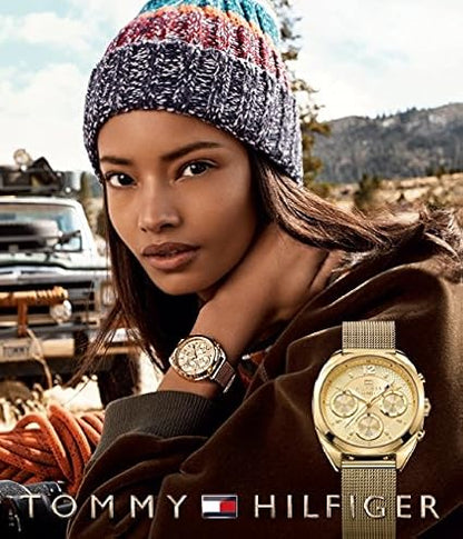 Reloj Tommy Hilfiger mujer acero dorado esfera blanca 38 mm cuarzo | Navalón Joyeros