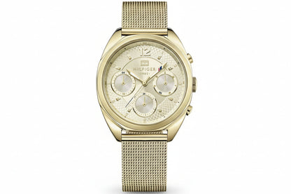Reloj Tommy Hilfiger mujer acero dorado esfera blanca 38 mm cuarzo | Navalón Joyeros