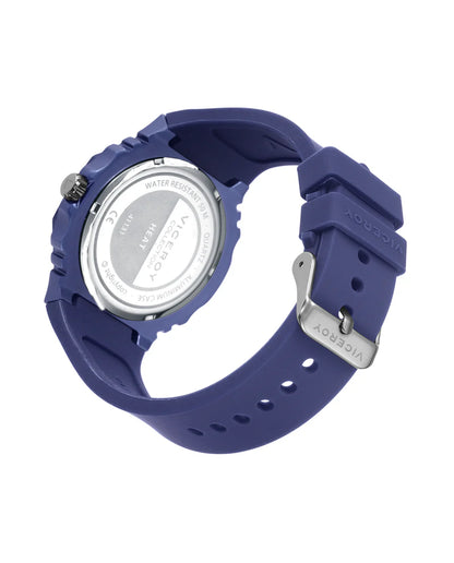 Reloj Viceroy hombre con caja de aluminio y correa de silicona azul oscuro 41131-37