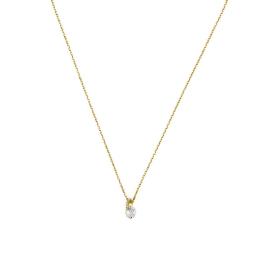 Collar Luxenter de Plata de Ley 925 con Circonita Brillante acabado en oro de 18K - Laiah