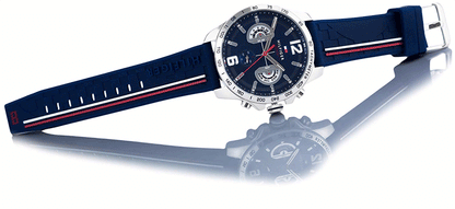 Reloj Tommy Hilfiger Decker hombre acero cronógrafo azul 46 mm cuarzo | Navalón Joyeros
