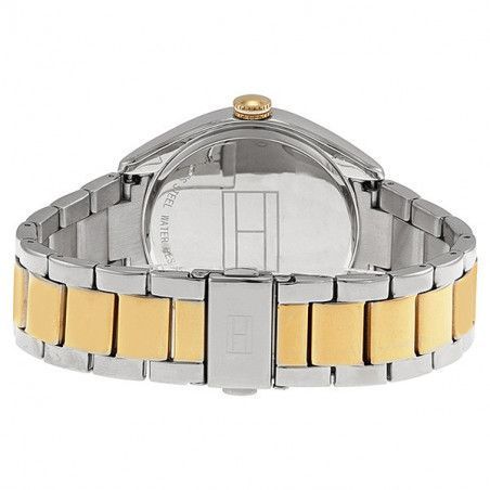 Reloj Tommy Hilfiger mujer bicolor acero y oro  esfera plateada 43 mm cuarzo | Navalón Joyeros