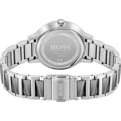 Reloj Hugo Boss mujer acero bicolor gris y rosa 34 mm cuarzo | Navalón Joyeros