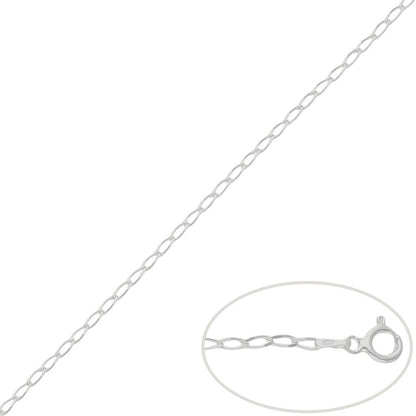 CADENA PLATA 925MM BILBAO - 1.20MM a 2mm