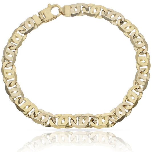 PULSERA ORO 18KL BICOLOR FUNDIDA