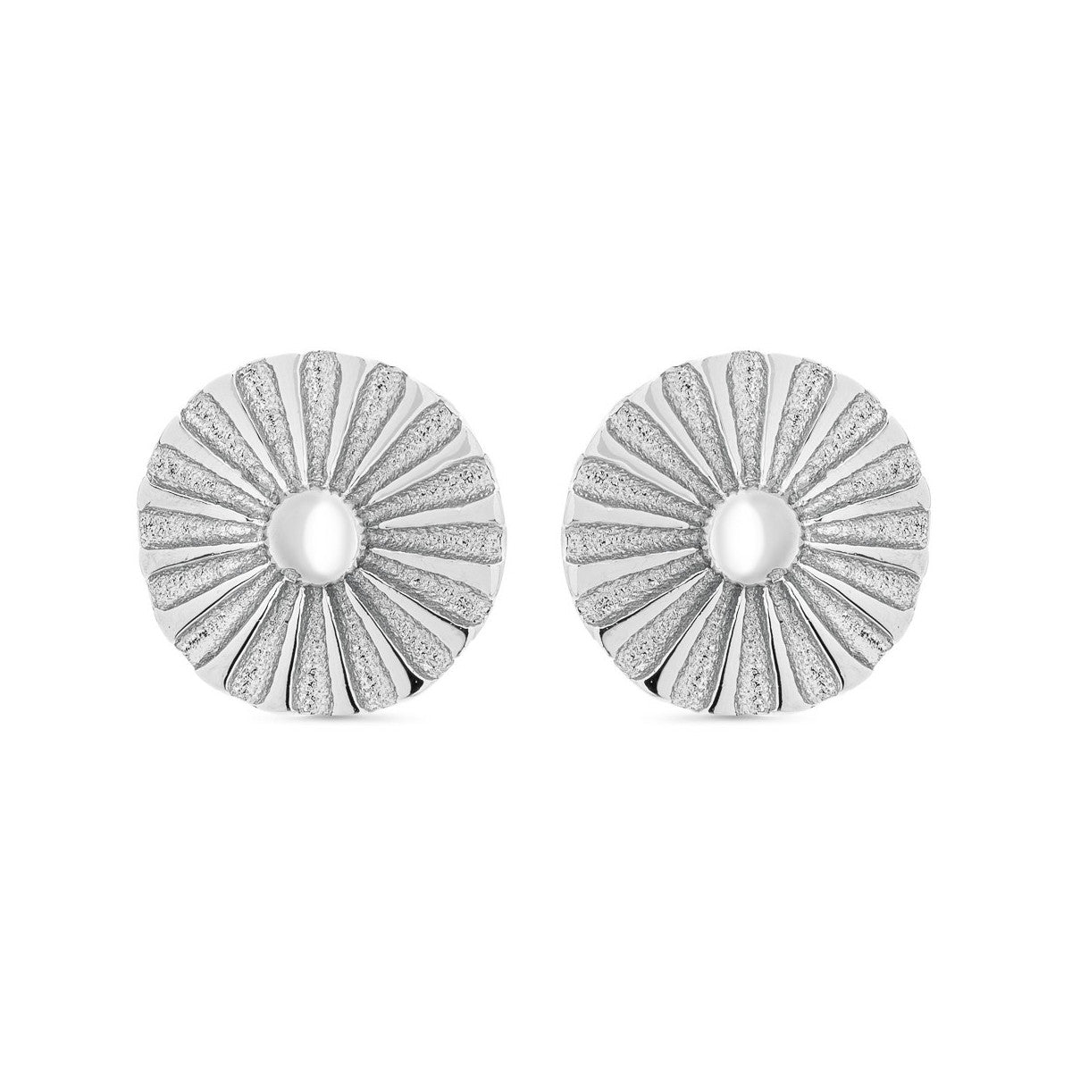 Pendientes plata ley y perla