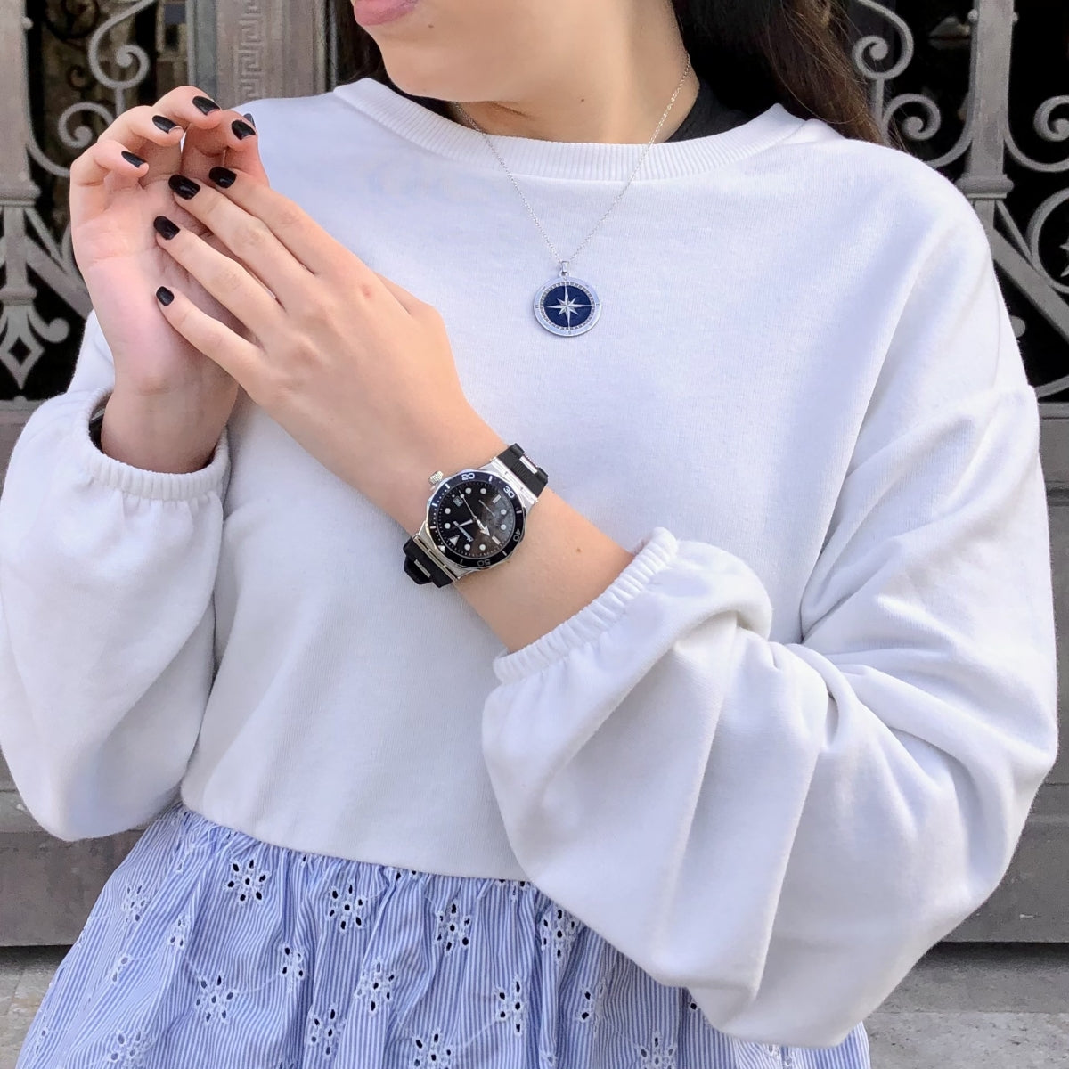 Reloj Neckmarine Mujer Sport · Negro y Silicona