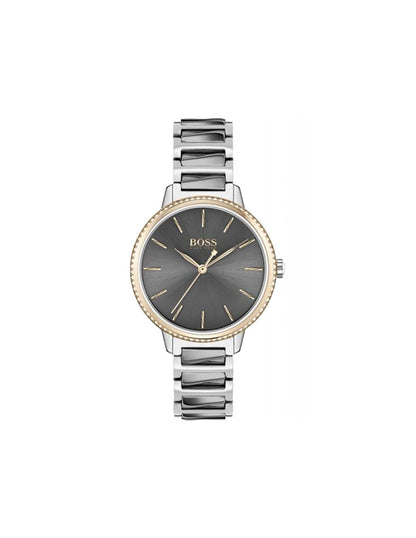 Reloj Hugo Boss mujer acero bicolor gris y rosa 34 mm cuarzo | Navalón Joyeros