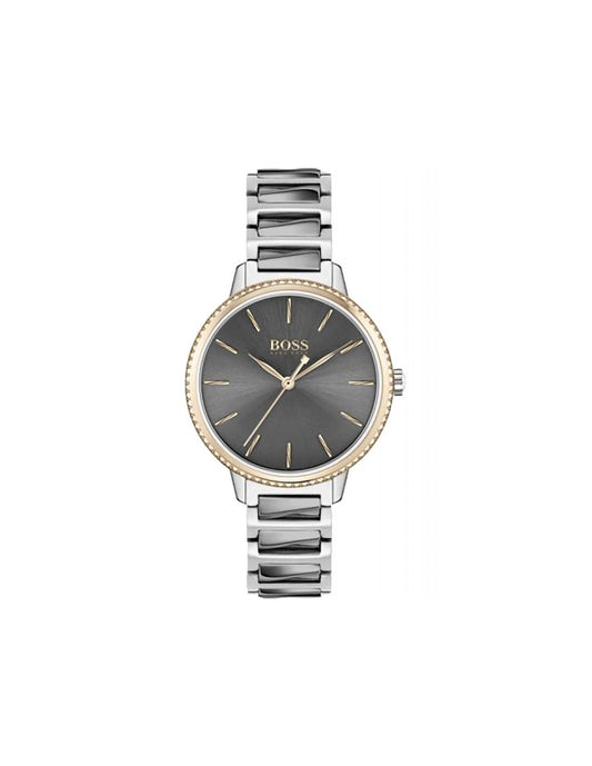 Reloj Hugo Boss mujer acero bicolor gris y rosa 34 mm cuarzo | Navalón Joyeros