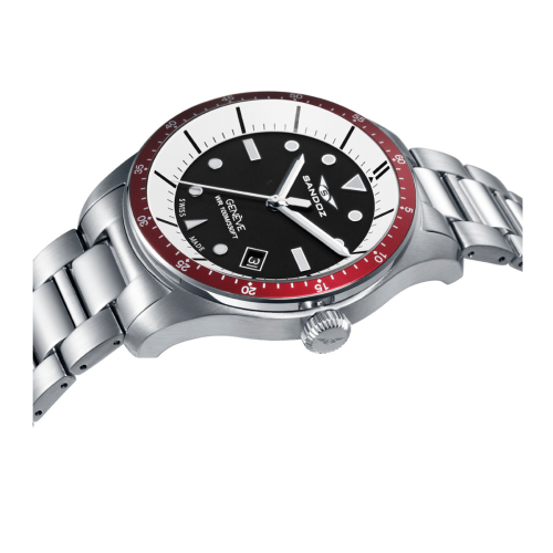 Reloj Sandoz Sport Vitesse  Acero & Bisel Rojo